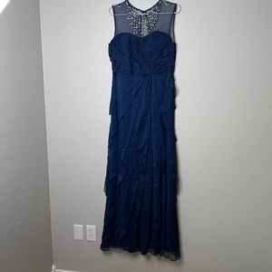 Adrianna Papell embellished neck